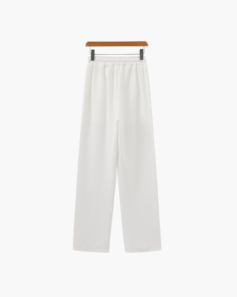 Cotton Polo & Pantalon Set