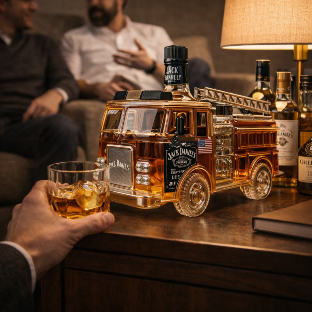 Jack Daniel's Firefighter Edition Whiskey Bottle