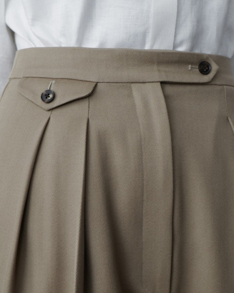 Pantalone Oversize di Lana